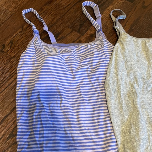 Gilligan & O’Malley Women’s Nursing / Breastfeeding Clip Tank Top - Size Medium - Picture 3 of 5